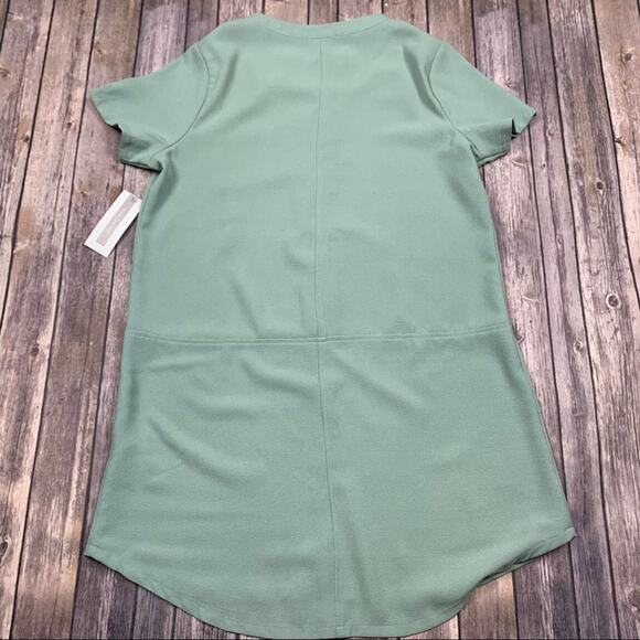 Green Pastel Sheath Dress - Picture 4 of 4